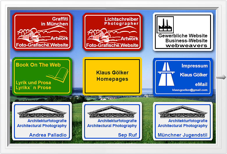 Klicken Sie auf ein Schild, um zur gewünschten Website zu gelangen - Click on a sign to call up the corresponding website